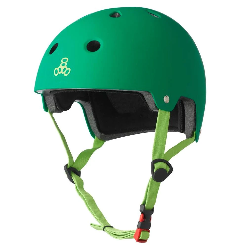 Triple Eight Dual Certified Helmet - Matte Kelly Green 1 Triple Eight Dual Certified Helmet - Matte Kelly Green
