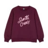 Santa Cruz Womens Crew Ribbon Script Front Crew - Dark Cherry