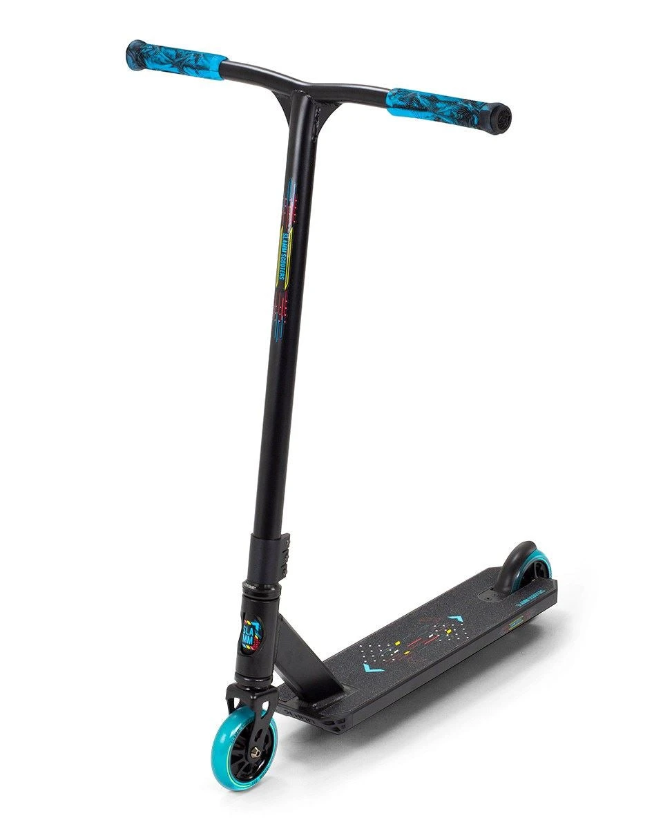 Slamm Classic V9 Junior Stunt Scooter - Black/Blue 1 Slamm Classic V9 Junior Stunt Scooter - Black/Blue