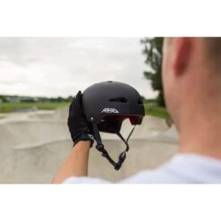 REKD Ultralite In-Mold Skateboard Helmet - Black -Skate Warehouse 0299088e d8fb 4650 9173 40cf6907969a