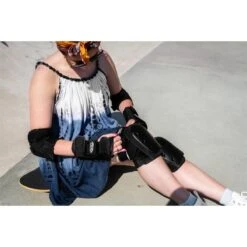 REKD Heavy Duty Skateboard Skate Scooter BMX Triple Pad Set - Black -Skate Warehouse 03022dc1 b80f 45ed b698 e4f11968ec8a