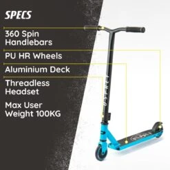 Osprey Bomb Stunt Scooter - Blue 11 Osprey Bomb Stunt Scooter - Blue -Skate Warehouse 06618360 1592 4e7a 8181 c1ccdc7f7856