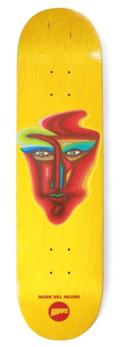 HOPPS Del Negro Jen Traub Artist ” Skateboard Deck - 7.75"