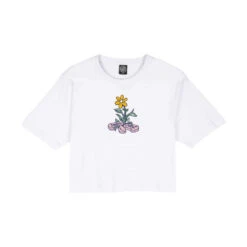 Santa Cruz Womens T-Shirt Flourish T-Shirt - White