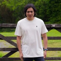 Vista Embroidered Organic Cotton T-Shirt – Raw -Skate Warehouse 1006e97b 48a1 4d50 bae5 5500233ee8b9