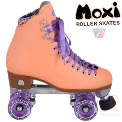 Moxi Skates Beach Bunny Peach Quad Skates