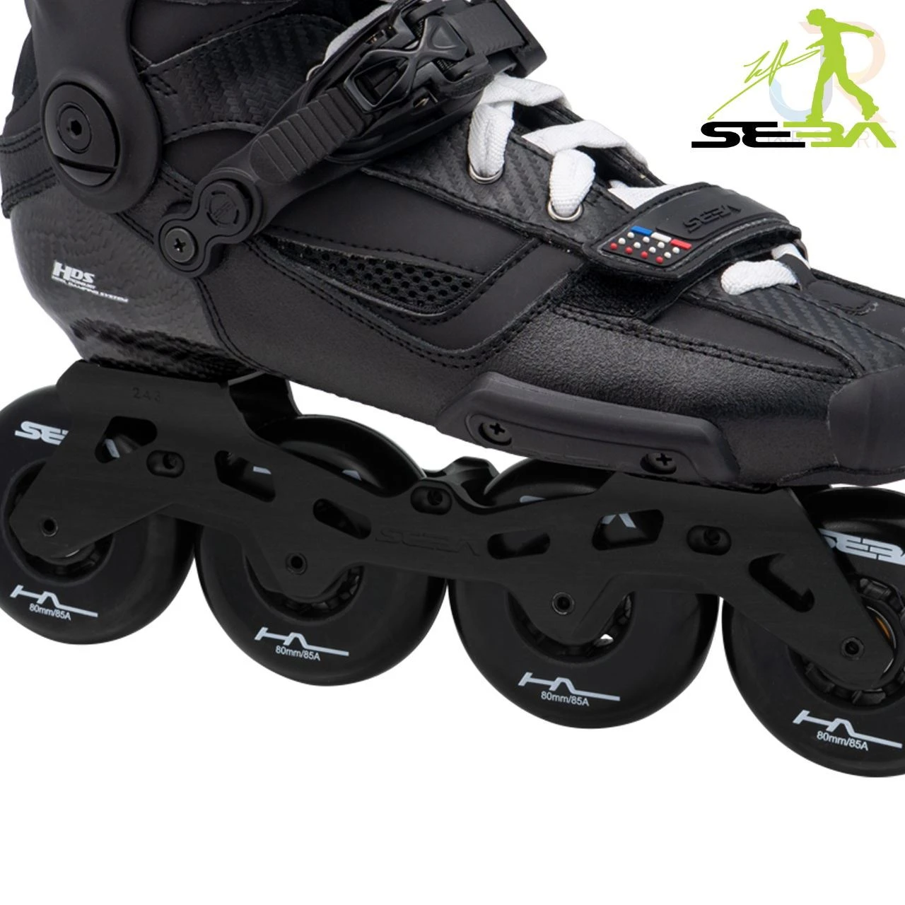 Seba High Light Carbon 80 Black Inline Skates 3 Seba High Light Carbon 80 Black Inline Skates - Image 3