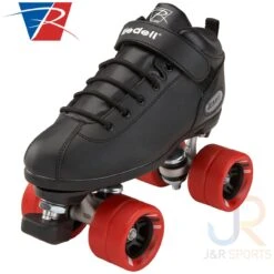 Riedell Dart Black Quad Skates