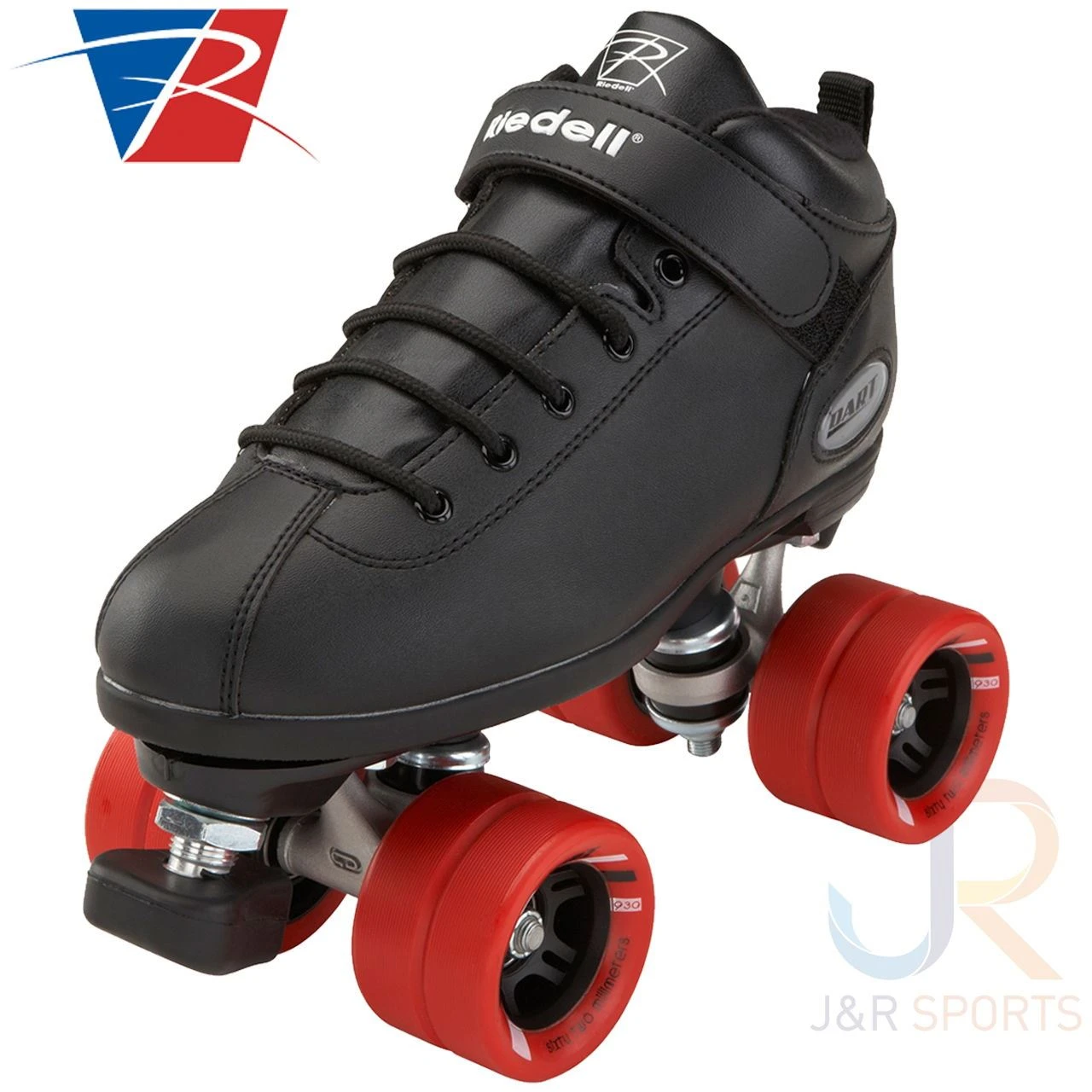 Riedell Dart Black Quad Skates 1 Riedell Dart Black Quad Skates