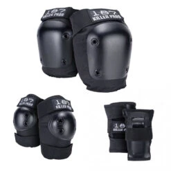 187 Killer Pads Adult Six Pack Set - Black