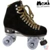 Moxi Skates Panther Black Suede Size Med Quad Skates