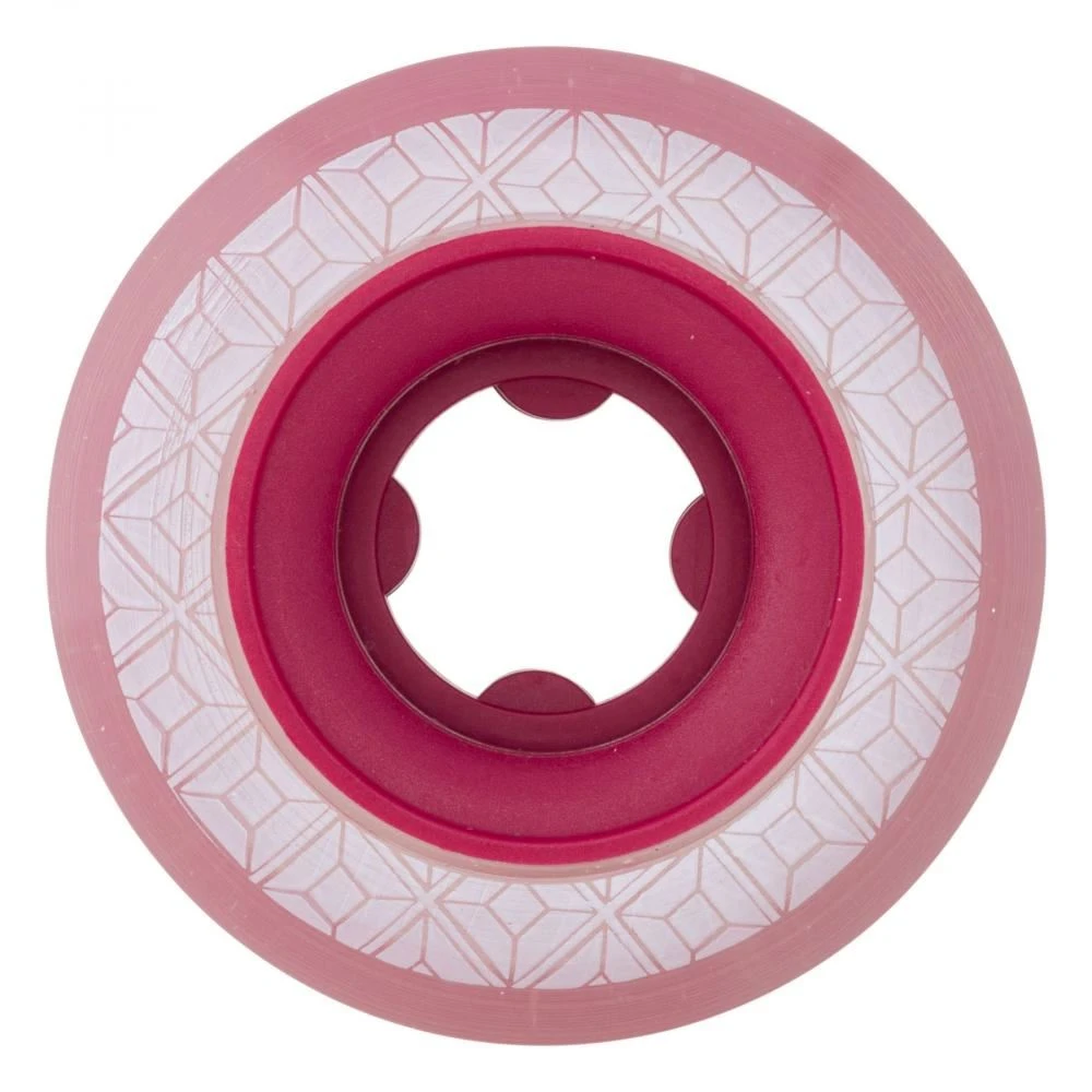 Ricta Skateboard Wheels Crystal Cores 95a - Red 3 Ricta Skateboard Wheels Crystal Cores 95a - Red - Image 3