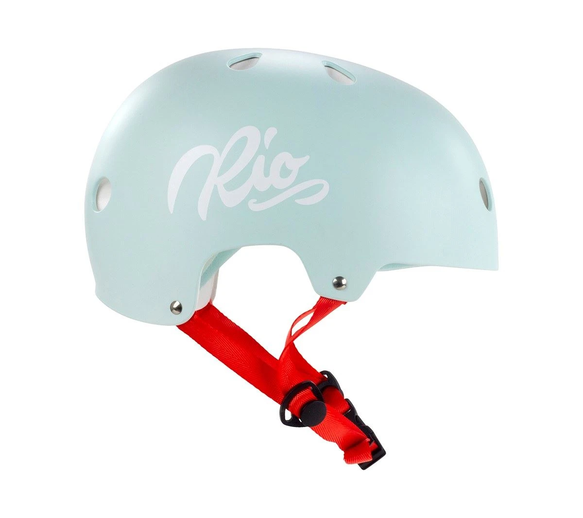 Rio Roller Script Skate Helmet - Matt Teal 2 Rio Roller Script Skate Helmet - Matt Teal - Image 2