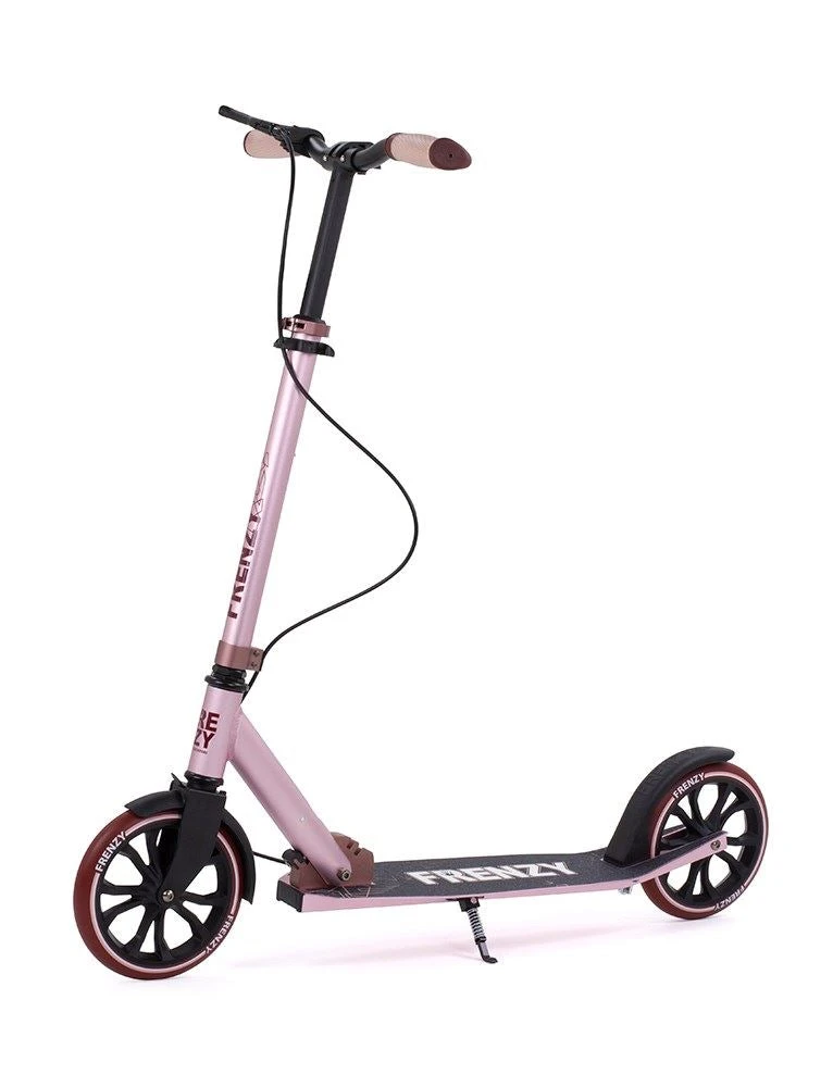 Frenzy 205mm Dual Brake Plus Recreational Scooter - Rose Gold 1 Frenzy 205mm Dual Brake Plus Recreational Scooter - Rose Gold