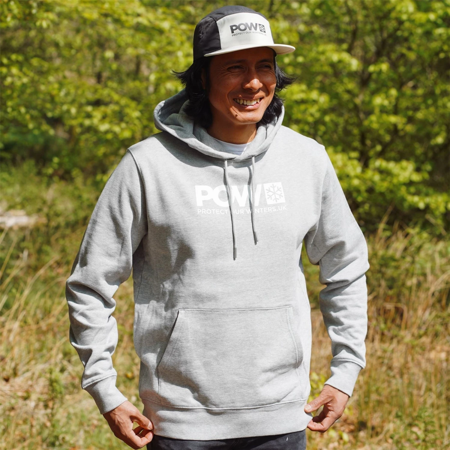 Protect Our Winters Logo Organic Cotton Hoody - Grey 2 Protect Our Winters Logo Organic Cotton Hoody - Grey - Image 2