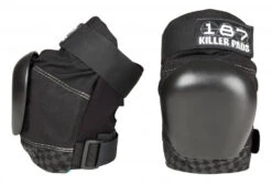 187 Killer Pads Pro Derby Knee - Black / Black