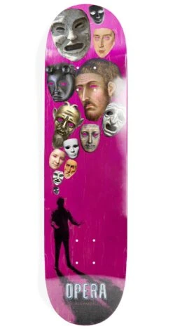 Opera Jack Fardell Head Case EX7 Deck Pink Skateboard Deck - 8.7"