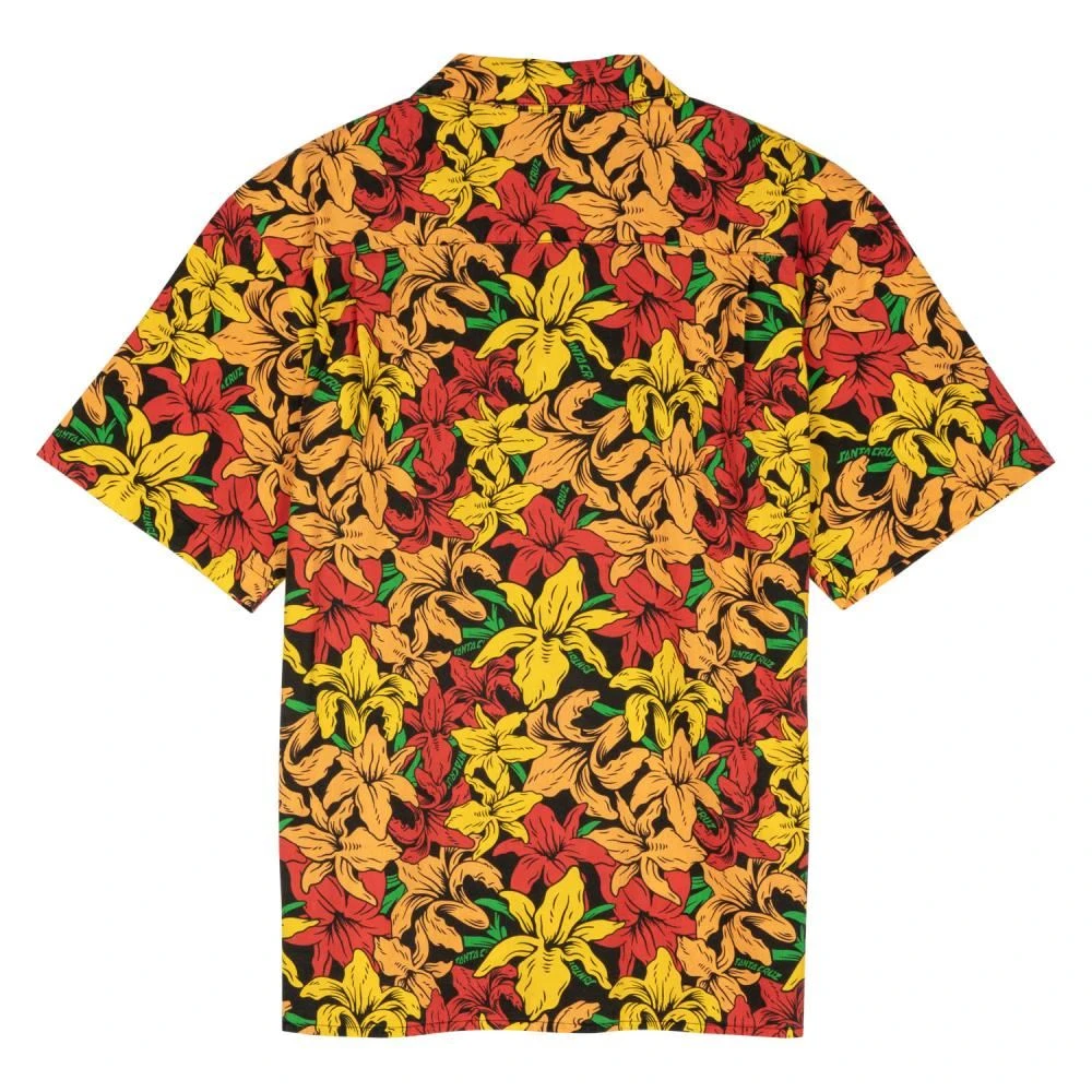 Santa Cruz S/S Shirt Wooten Flowers - Red / Yellow 2 Santa Cruz S/S Shirt Wooten Flowers - Red / Yellow - Image 2