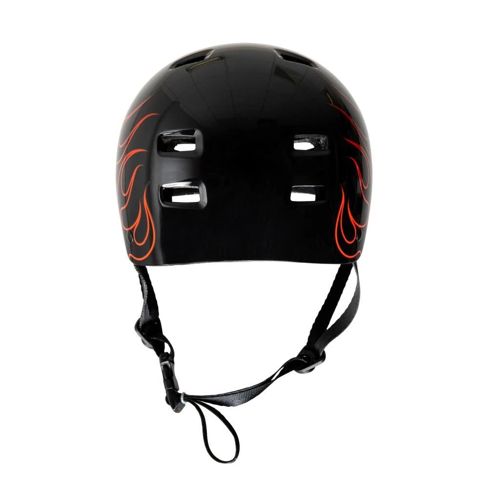 Bullet Graphic Helmet T35 Flame Youth - Gloss Black 2 Bullet Graphic Helmet T35 Flame Youth - Gloss Black - Image 2