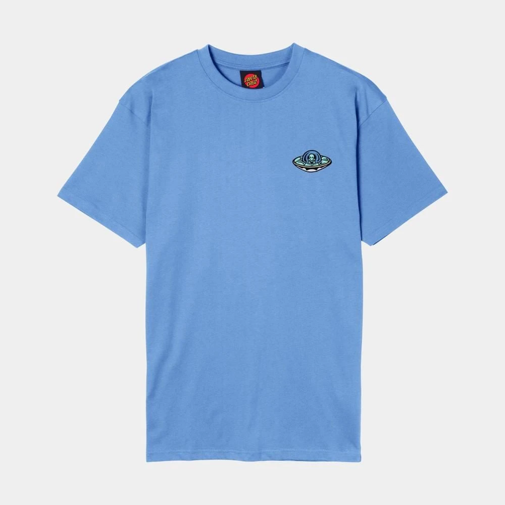 Santa Cruz T-Shirt Winkowski UFO Dot T-Shirt - Azure Blue 2 Santa Cruz T-Shirt Winkowski UFO Dot T-Shirt - Azure Blue - Image 2