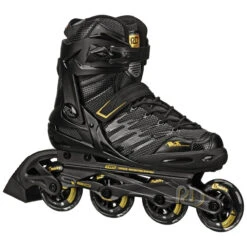 Aerio V2 Q-60 Semi Soft Black Inline Skates