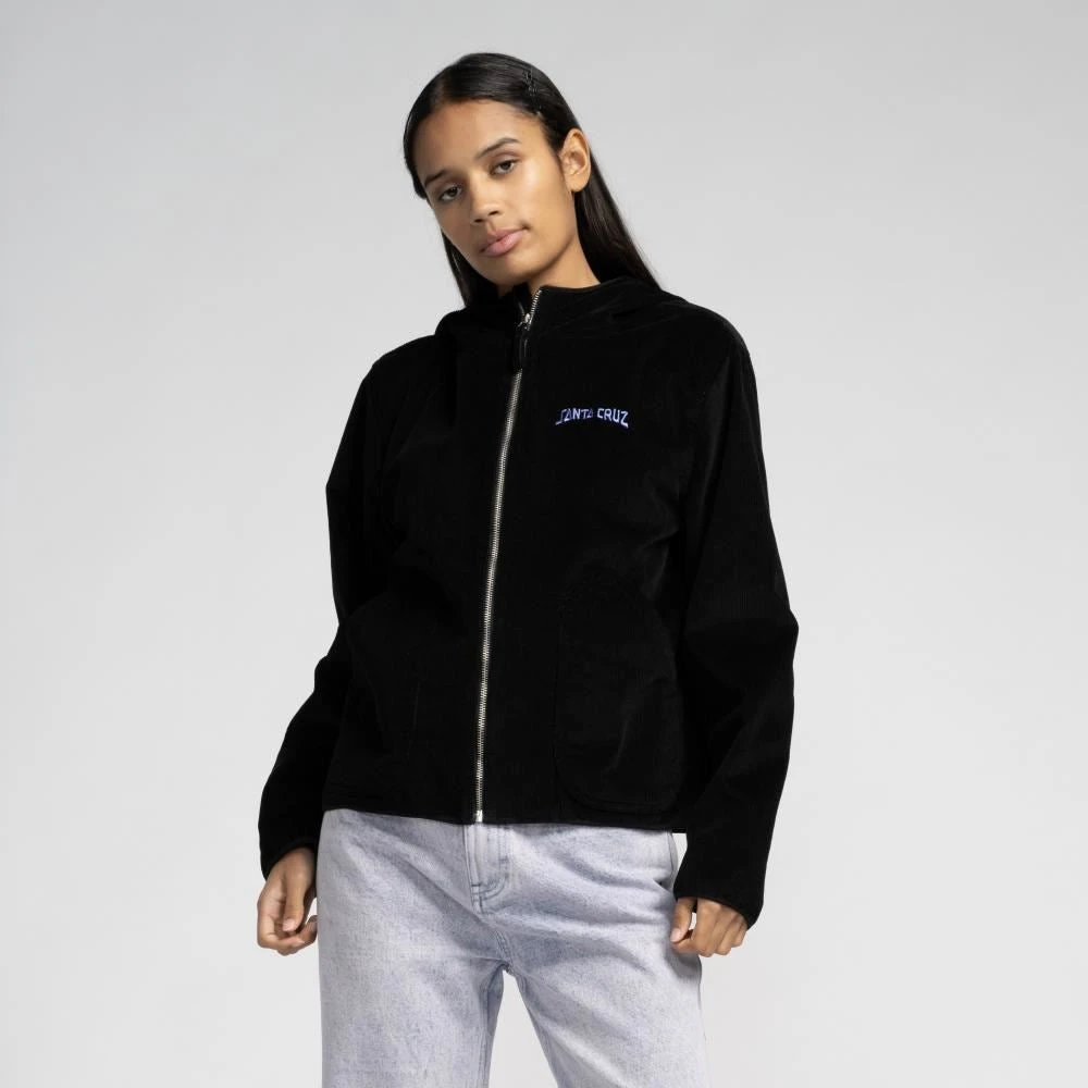 Santa Cruz Womens Jacket Set Strip Jacket - Black 3 Santa Cruz Womens Jacket Set Strip Jacket - Black - Image 3