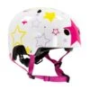SFR Adjustable Kids Skateboard Bike Helmet - White / Pink - XXXS/XS 46-52cm