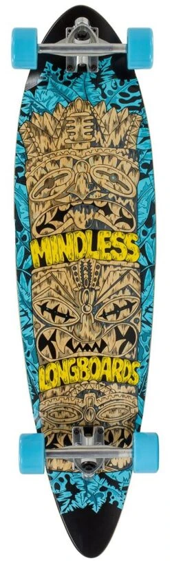 Mindless Tribal Rogue IV Blue Complete Longboard - 9.75" X 38"