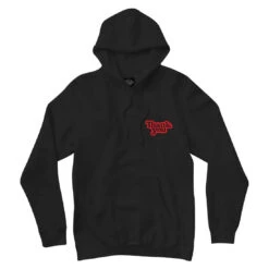 Thank You Logo Hoodie Black