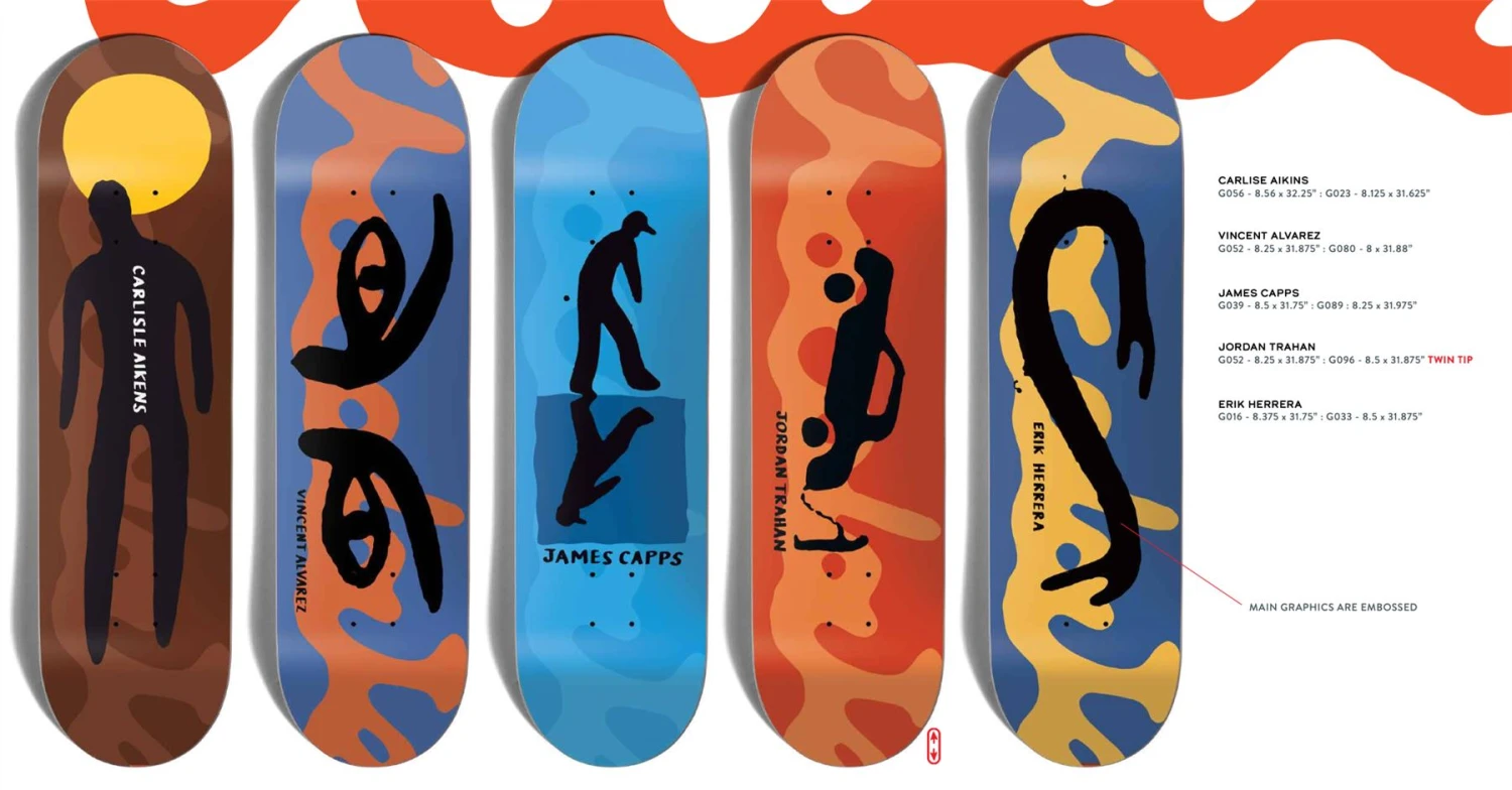 Chocolate Skateboard McFetridge Drips Erik Herrera Skateboard Deck - 8.375" 2 Chocolate Skateboard McFetridge Drips Erik Herrera Skateboard Deck - 8.375" - Image 2