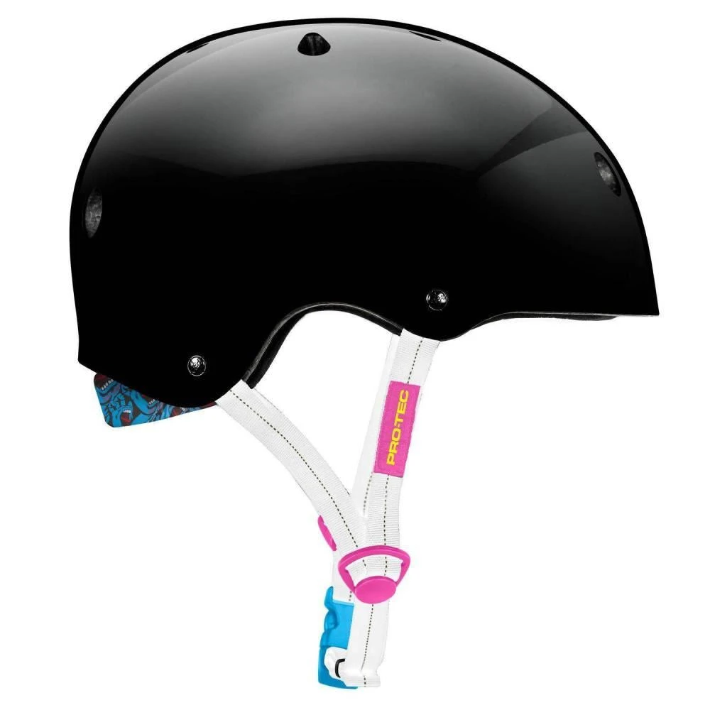 Pro-Tec Helmet Low Pro Santa Cruz Edition - Black Gloss 2 Pro-Tec Helmet Low Pro Santa Cruz Edition - Black Gloss - Image 2