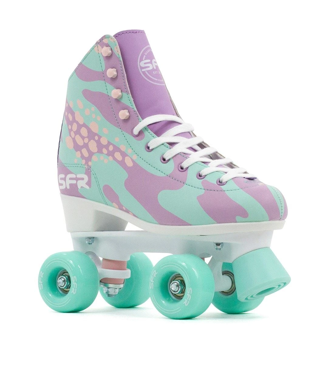 SFR Brighton Figure Quad Roller Skates - Lilypad 1 SFR Brighton Figure Quad Roller Skates - Lilypad