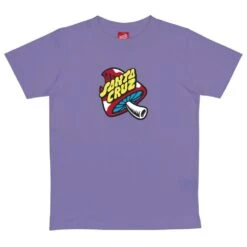 Santa Cruz Youth T-Shirt Youth Toadstool Dot - Meta Mauve