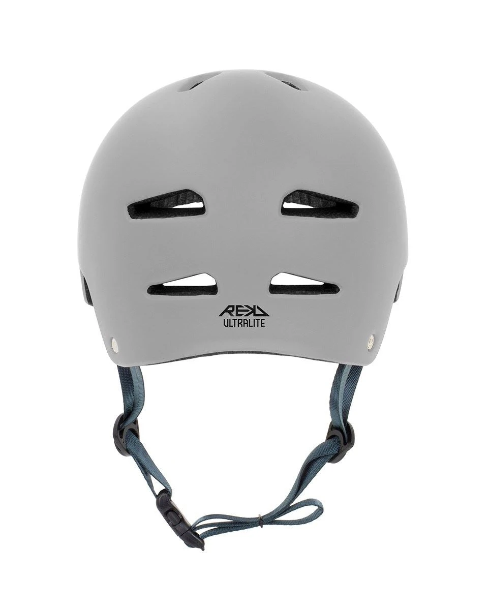 REKD Ultralite In-Mold Skateboard Helmet - Grey 4 REKD Ultralite In-Mold Skateboard Helmet - Grey - Image 4