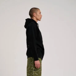 Santa Cruz Hood Wooten Duo Zip Hood - Black -Skate Warehouse 38d949af 4f18 496d 883c 14645d8ac547