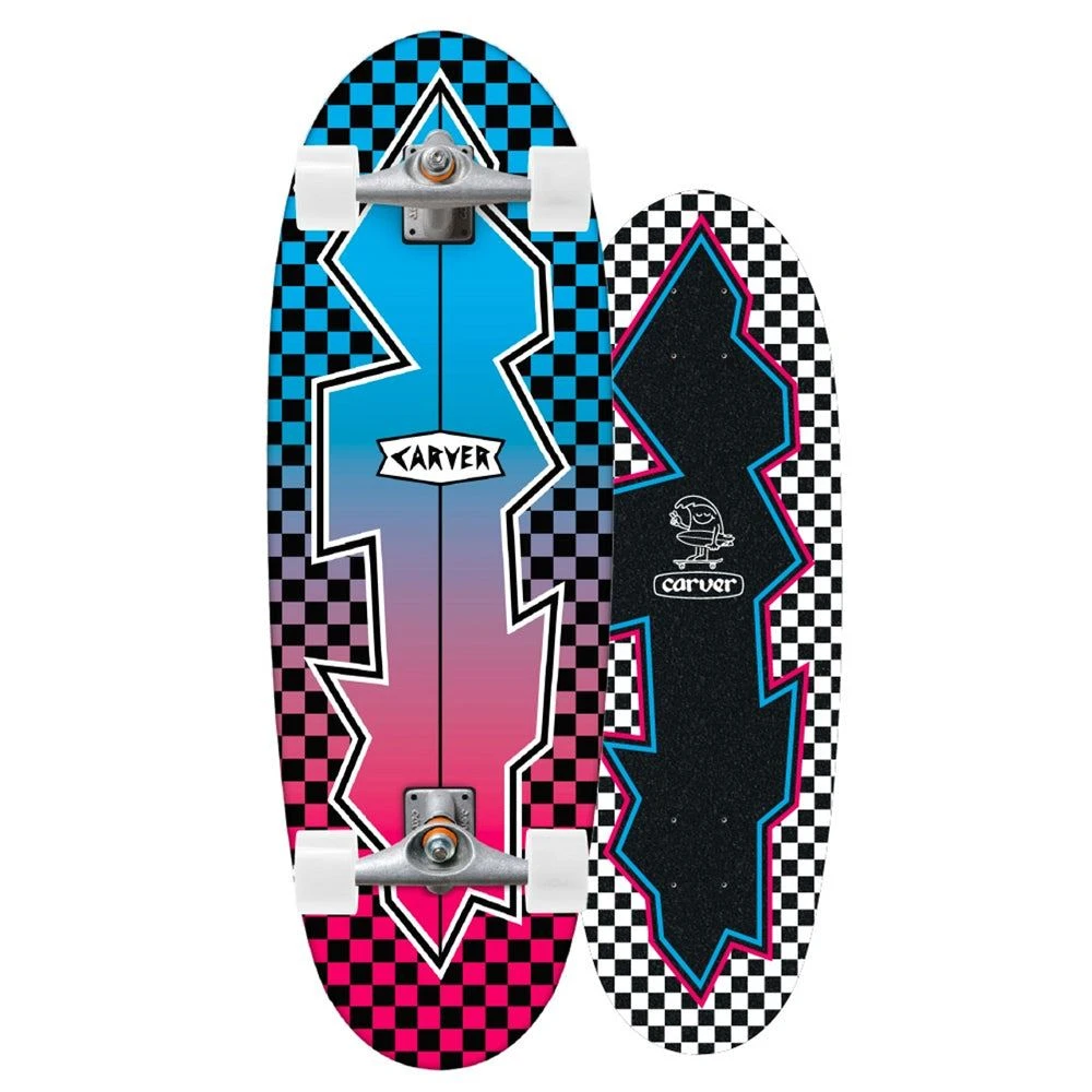 Carver RAIL BLAZER Mini Kids Surfskate Cruiser Skateboard C5 - 9.28" X 28.0" 1 Carver RAIL BLAZER Mini Kids Surfskate Cruiser Skateboard C5 - 9.28" X 28.0"
