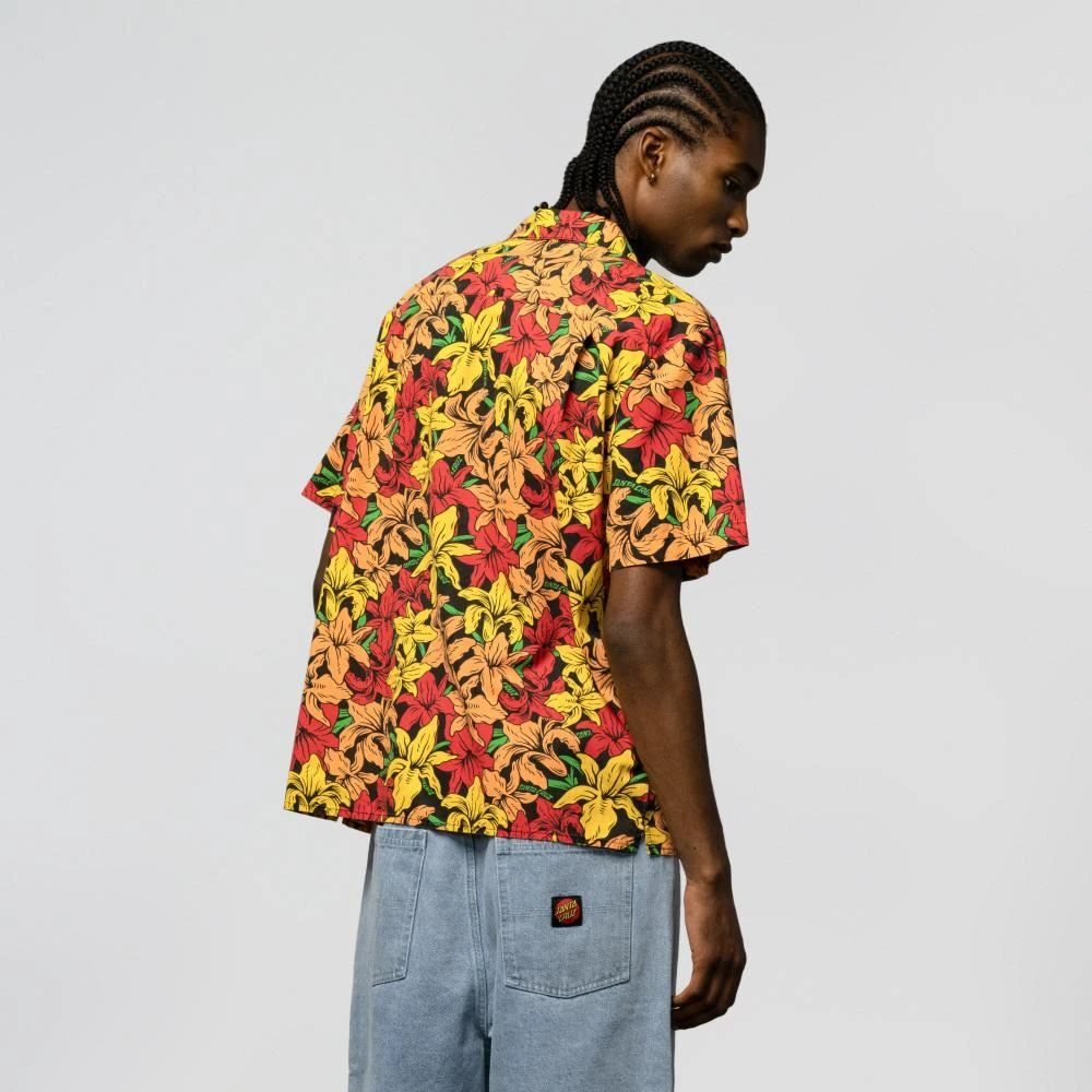 Santa Cruz S/S Shirt Wooten Flowers - Red / Yellow 3 Santa Cruz S/S Shirt Wooten Flowers - Red / Yellow - Image 3