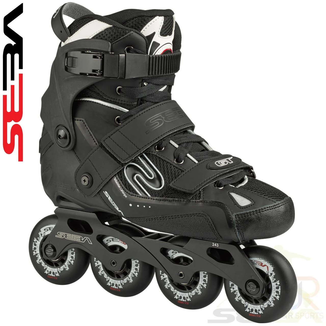 Seba '16 Gt 80 Black/Black Inline Skates 1 Seba '16 Gt 80 Black/Black Inline Skates