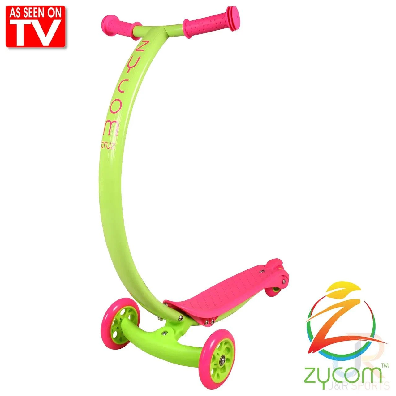 Zycom C100 Cruz - Lime / Pink Complete Scooter 1 Zycom C100 Cruz - Lime / Pink Complete Scooter