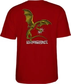 Powell Peralta Powell-Peralta Dragons Logo Tee Garnet