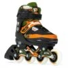SFR Pixel Adjustable Children's Inline Skates - Green / Orange