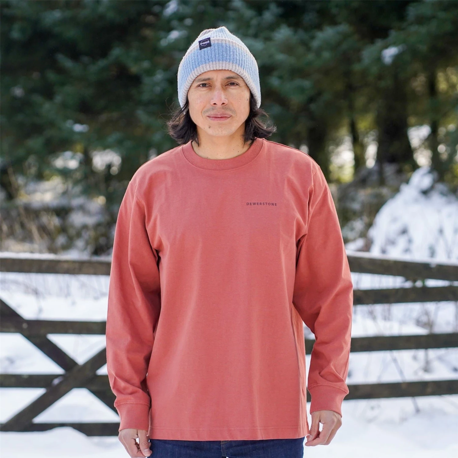 Cascade Organic Cotton Long Sleeve - Chestnut Brown 5 Cascade Organic Cotton Long Sleeve - Chestnut Brown - Image 5