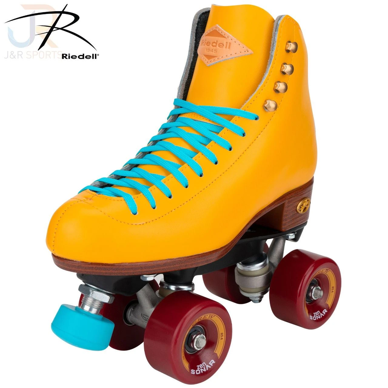 Riedell Crew Turmeric Yellow Size Quad Skates 1 Riedell Crew Turmeric Yellow Size Quad Skates