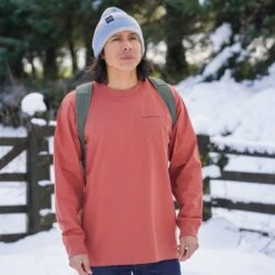 Cascade Organic Cotton Long Sleeve - Chestnut Brown 8 Cascade Organic Cotton Long Sleeve - Chestnut Brown -Skate Warehouse 48497448 3e80 4986 a6e3 370c08e99dbe