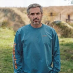 Monument Organic Cotton Long Sleeve - Teal
