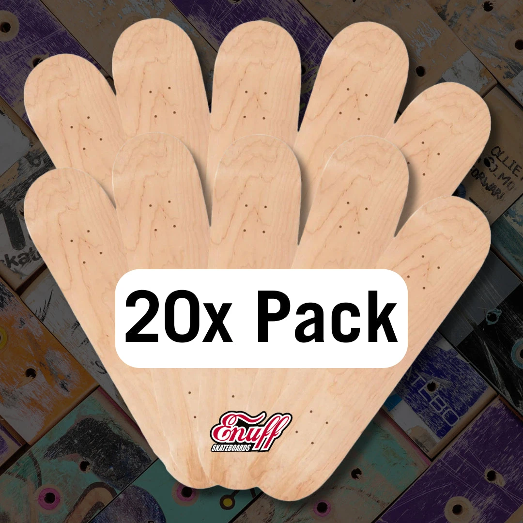Enuff Blank Natural 7.75" Skateboard Decks Maple Wood, Perfect For Skating, Custom Art, DIY Projects, And Furniture 2 Enuff Blank Natural 7.75" Skateboard Decks Maple Wood, Perfect For Skating, Custom Art, DIY Projects, And Furniture - Image 2