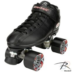Riedell R3 Black Size Quad Skates