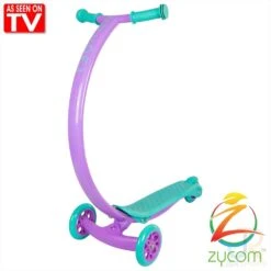 Zycom C100 Cruz - Purple / Turquoise Complete Scooter