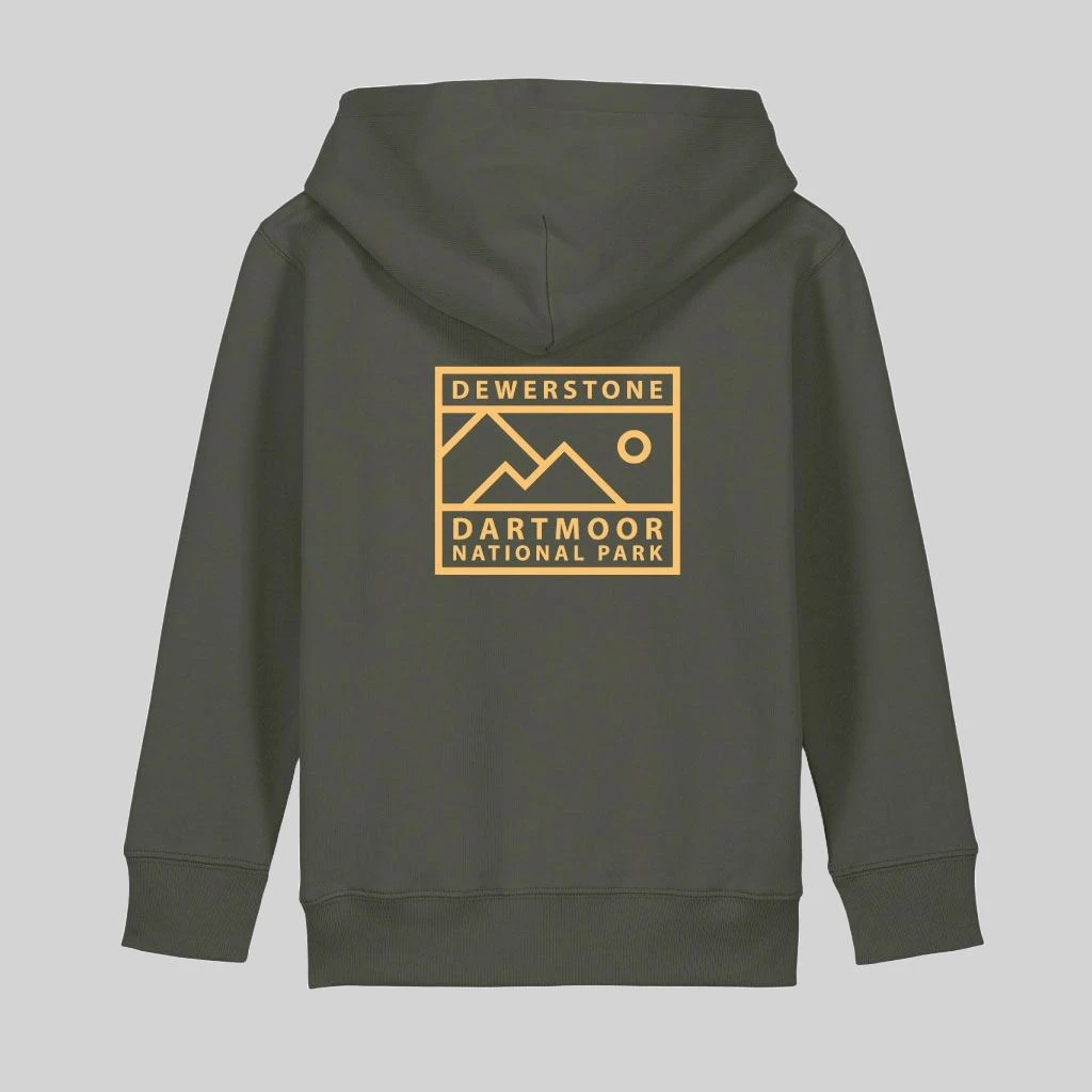 Kids Pinnacle Organic Cotton Hoody - Khaki 1 Kids Pinnacle Organic Cotton Hoody - Khaki