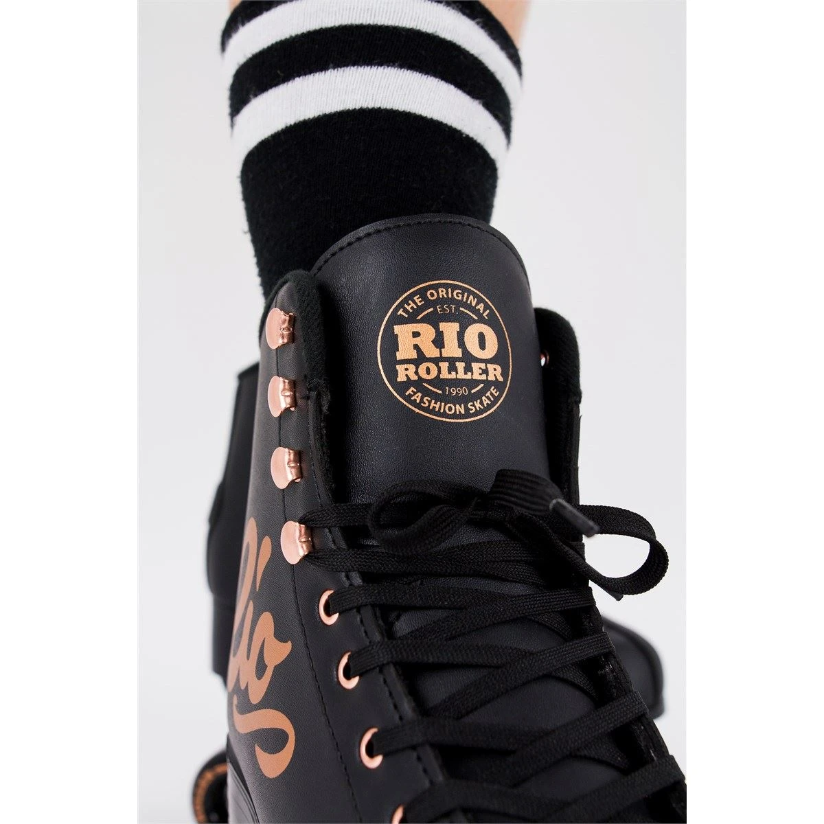Rio Roller Rose Quad Skates - Rose Black 7 Rio Roller Rose Quad Skates - Rose Black - Image 7